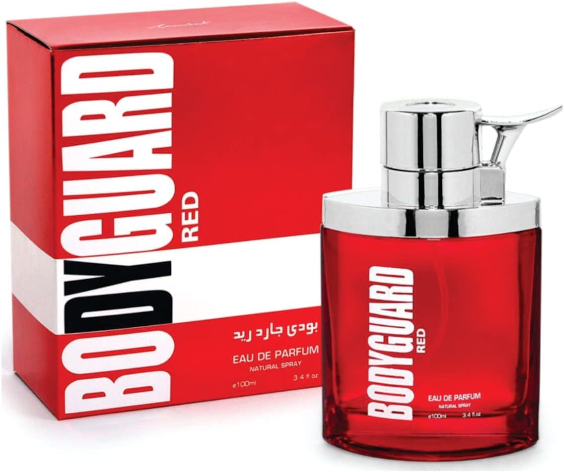 Bodyguard Red Perfume, Bodyguard Red Eau De Parfum Spray for Men, Musk and Cedar Fragrance Perfume, Bodyguard Red Fragrance 100ml Perfume Spray for Men By Sapphire’s Choice