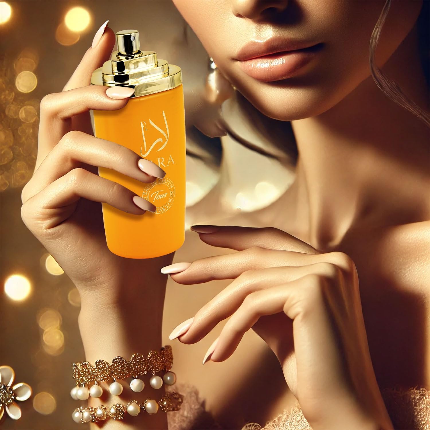 Lara Rouge Eau De Parfum for Women – 100ml | Luxurious Arabian Scent Fragrance Spray with Bergamot, Mandarin, Apple