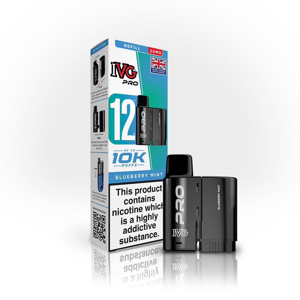 IVG PRO 12 Blueberry Mint Refill Pod