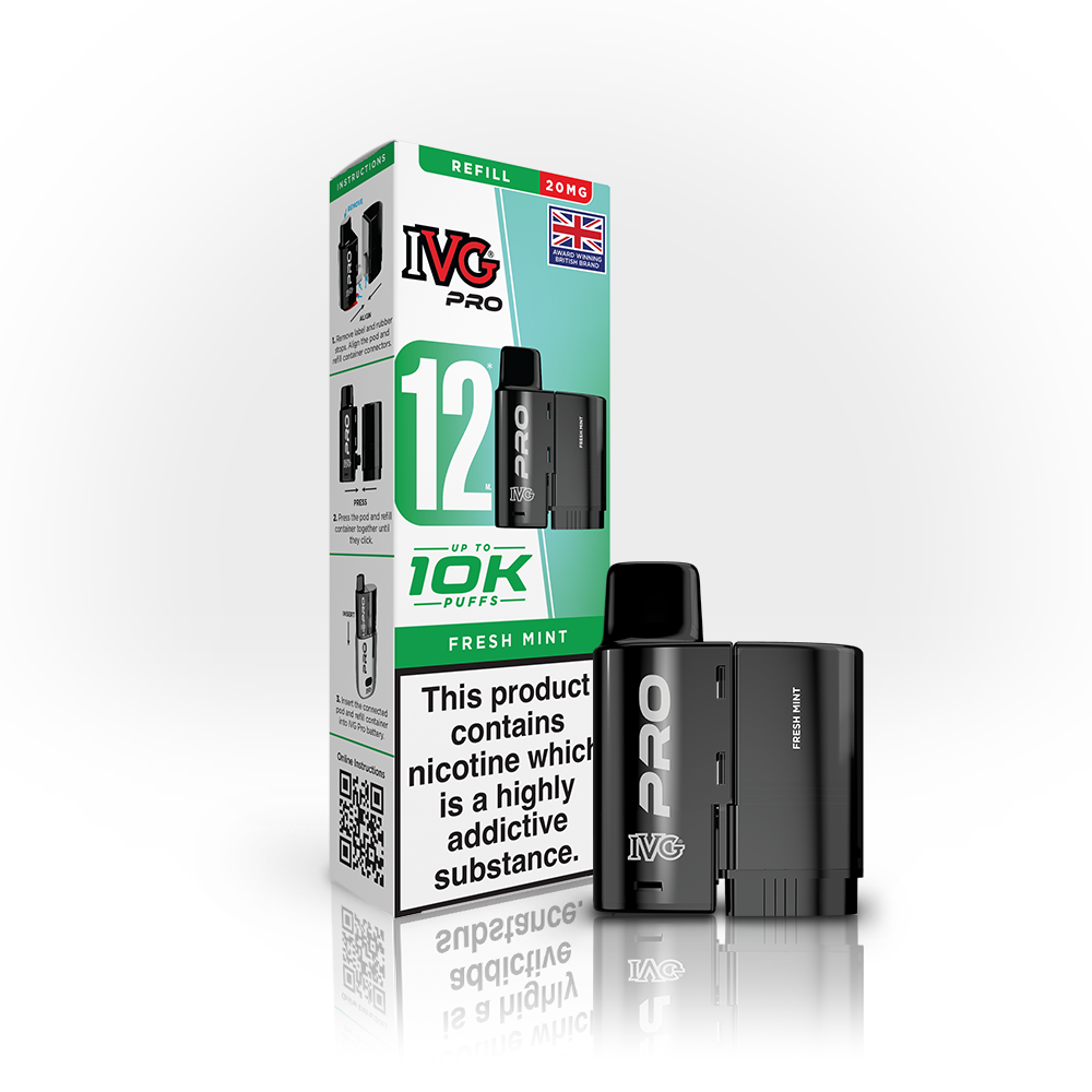 IVG PRO 12 Fresh Mint Refill Pod