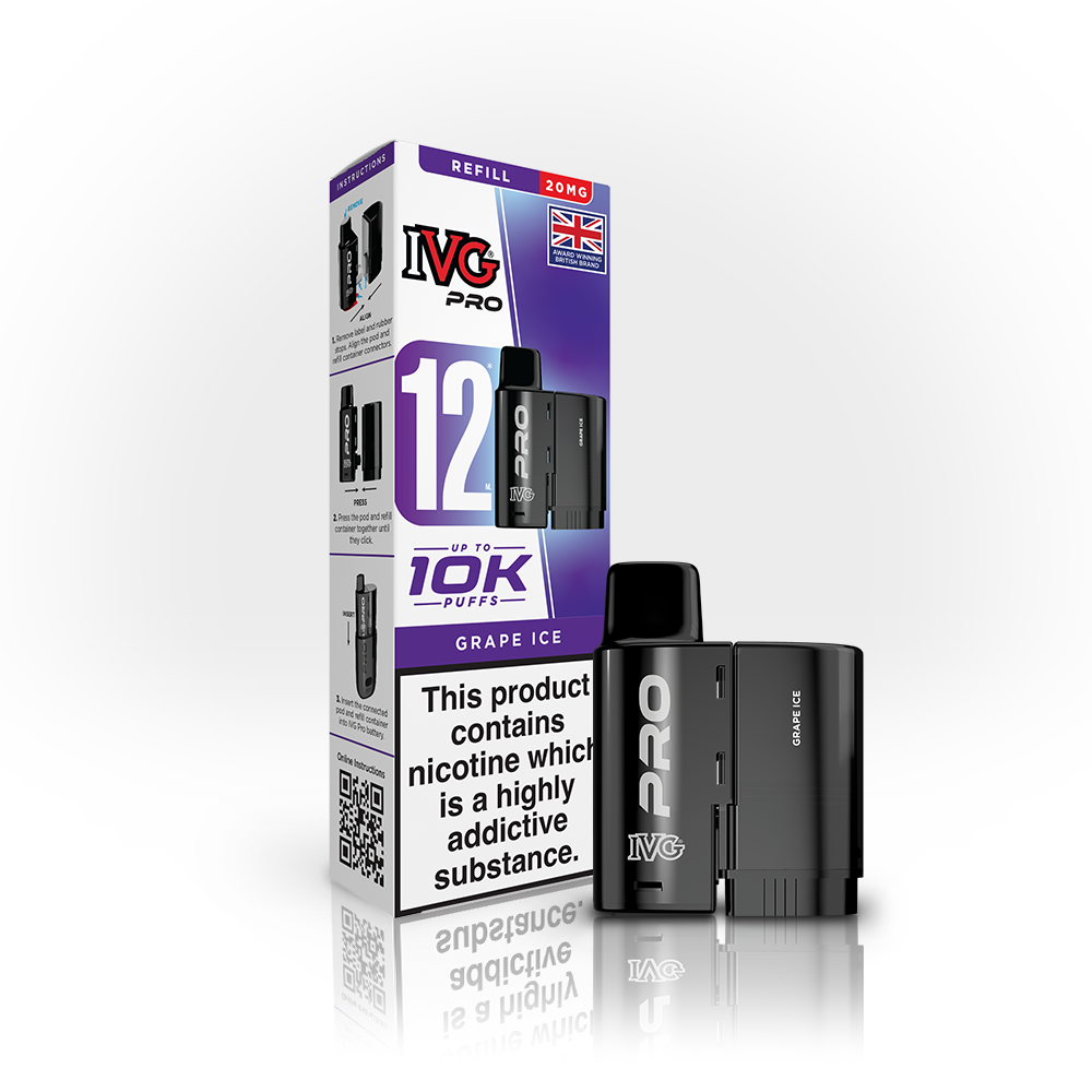 IVG PRO 12 Grape Ice Refill Pod