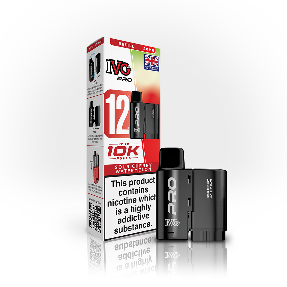 IVG PRO 12 Sour Cherry Watermelon Refill Pod